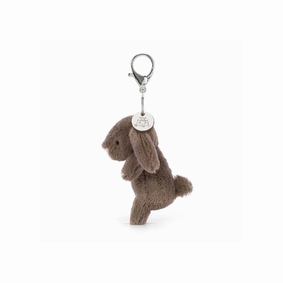 Jellycat Bashful Bunny Truffle Bag Charm USA | 31594YPJR